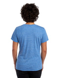 Women's Snow Heather Jersey V-Neck - Royal