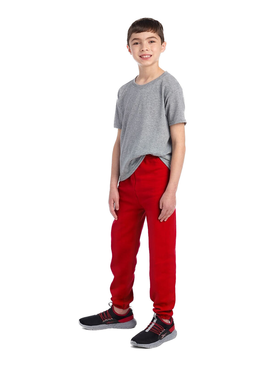 Youth NuBlend�� Fleece Sweatpants - True Red
