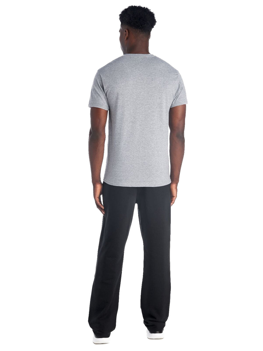 Unisex NuBlend�� Open-Bottom Fleece Sweatpants - Black
