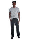 Unisex NuBlend�� Open-Bottom Fleece Sweatpants - Black