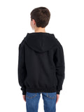 Youth NuBlend® Fleece Full-Zip Hoodie - Black