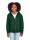 Jerzees 993B - Youth NuBlend® Fleece Full-Zip Hoodie - Forest Green
