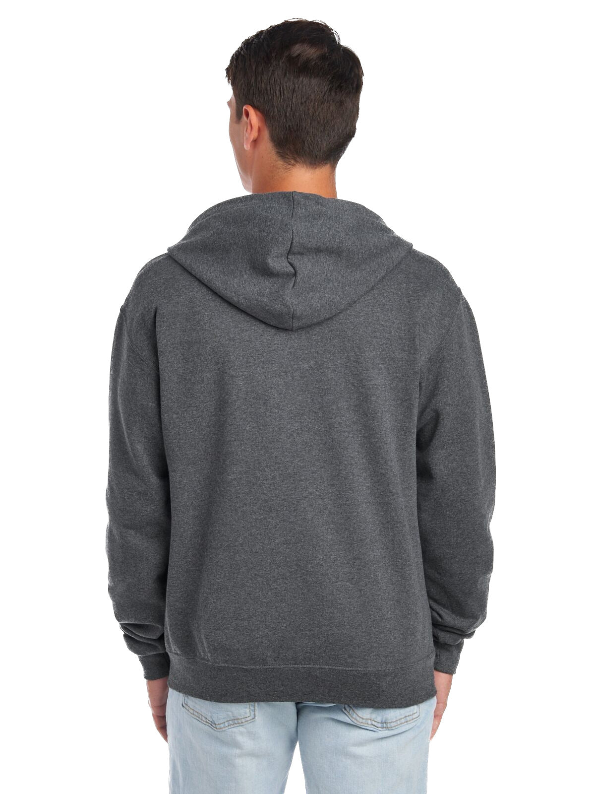 Unisex NuBlend�� Fleece Full-Zip Hoodie - Black Heather