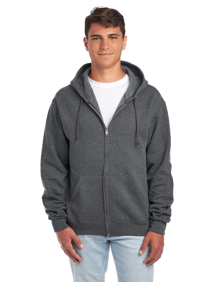 Unisex NuBlend�� Fleece Full-Zip Hoodie - Black Heather