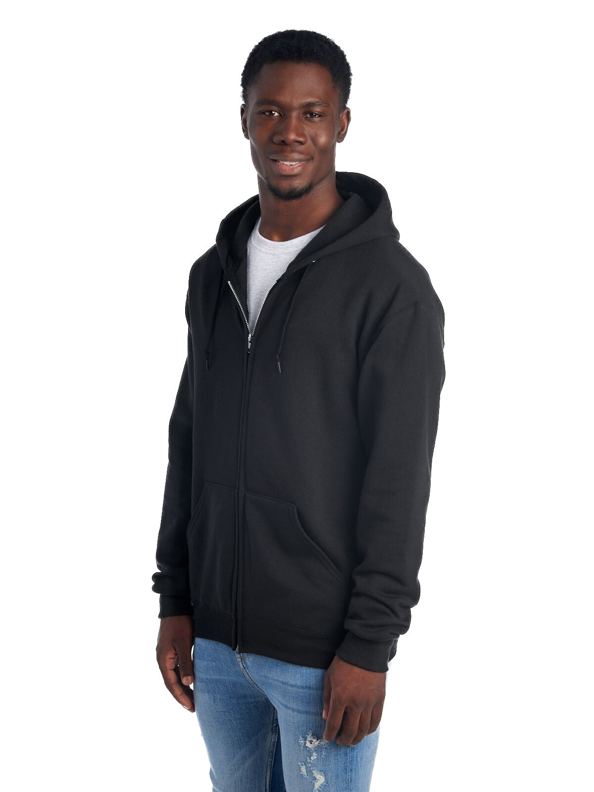 Unisex NuBlend�� Fleece Full-Zip Hoodie - Black