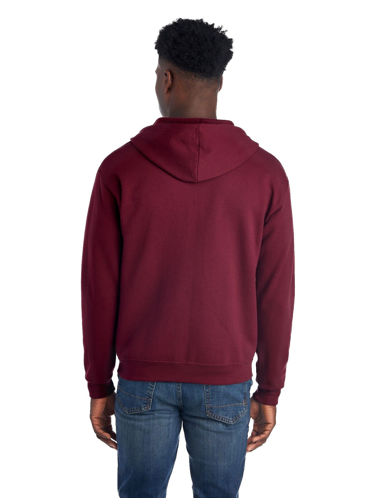 Unisex NuBlend�� Fleece Full-Zip Hoodie - Maroon