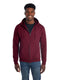 Jerzees 993 - Unisex NuBlend�� Fleece Full-Zip Hoodie - Maroon