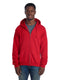 Jerzees 993 - Unisex NuBlend�� Fleece Full-Zip Hoodie - True Red