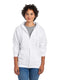 Jerzees 993 - Unisex NuBlend�� Fleece Full-Zip Hoodie - White