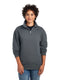 Jerzees 995M - Unisex NuBlend® Quarter-Zip Cadet Collar Sweatshirt - Charcoal Gray
