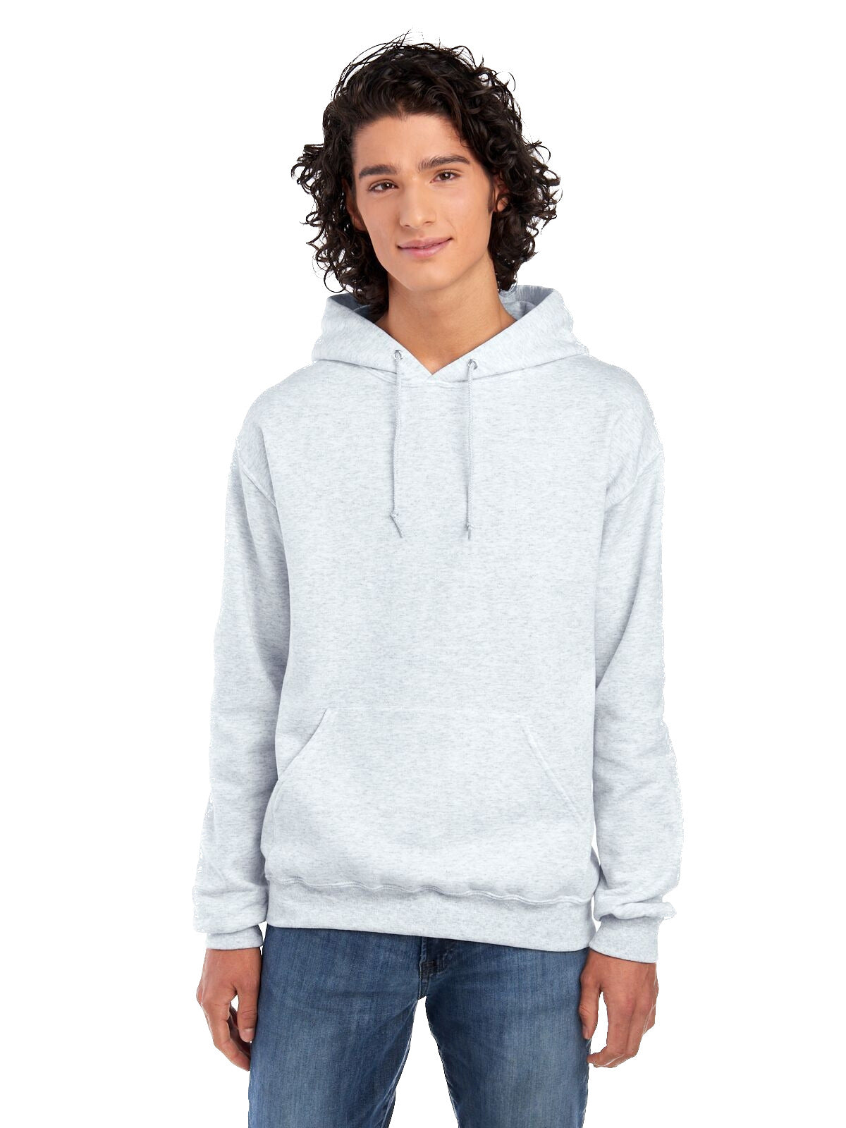 Unisex NuBlend® Fleece Pullover Hoodie - Ash