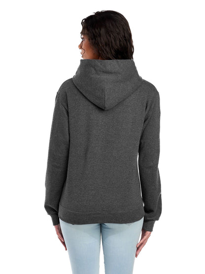 Unisex NuBlend® Fleece Pullover Hoodie - Black Heather