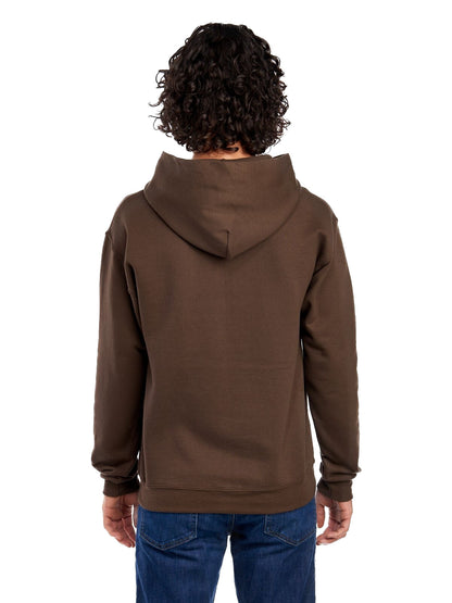 Unisex NuBlend® Fleece Pullover Hoodie - Chocolate