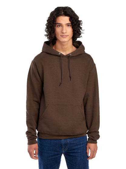 Unisex NuBlend® Fleece Pullover Hoodie - Chocolate