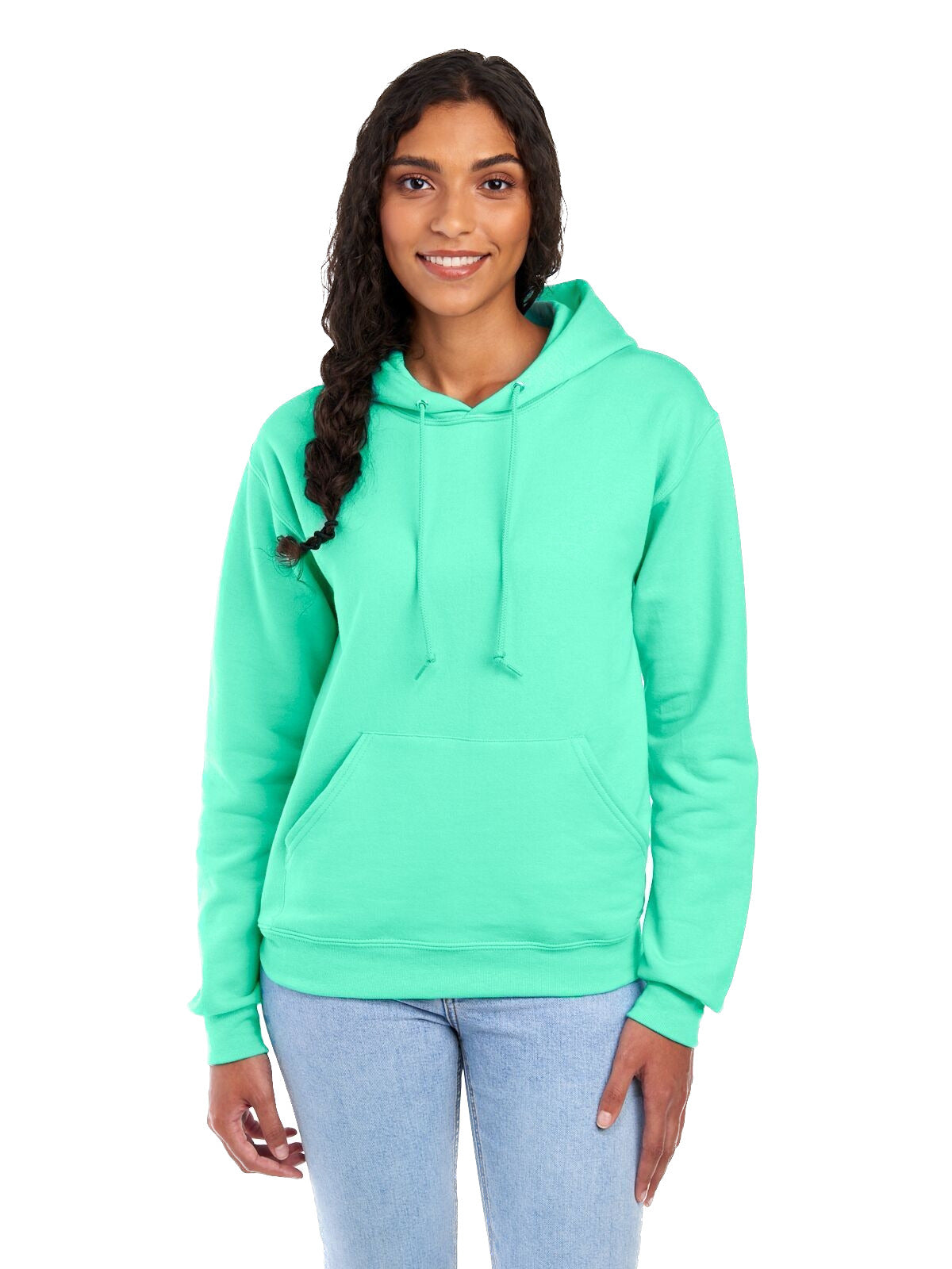 Unisex NuBlend® Fleece Pullover Hoodie - Cool Mint