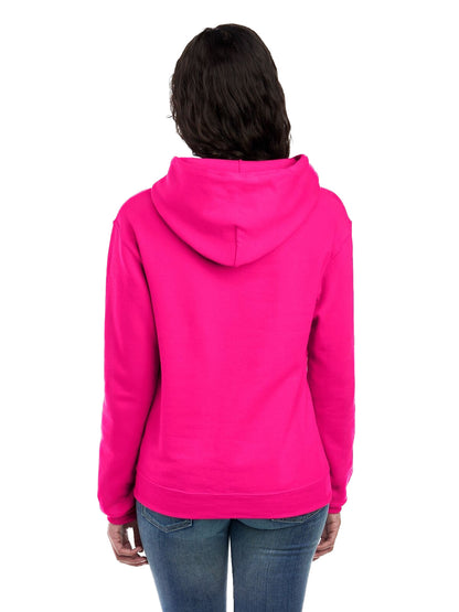 Unisex NuBlend® Fleece Pullover Hoodie - Cyber Pink