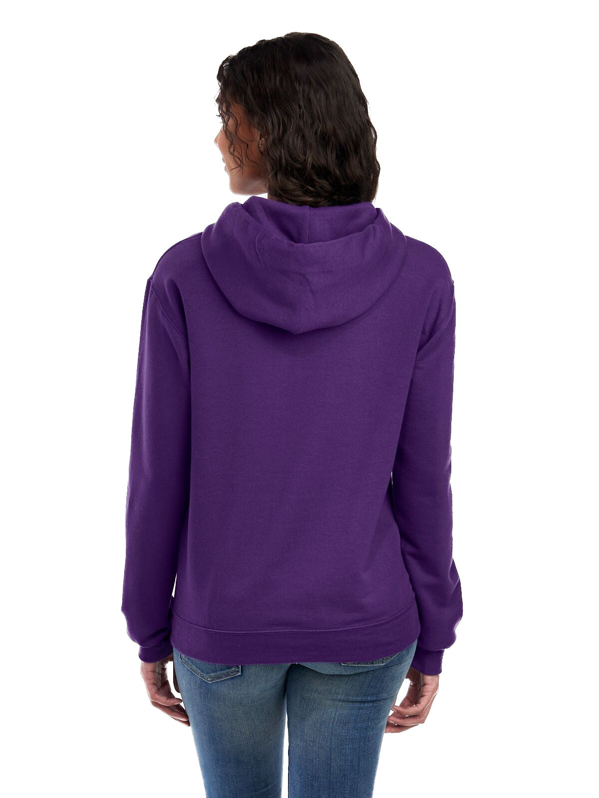 Unisex NuBlend® Fleece Pullover Hoodie - Deep Purple