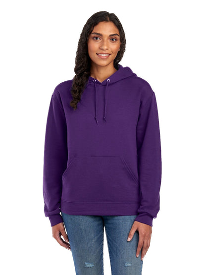 Unisex NuBlend® Fleece Pullover Hoodie - Deep Purple