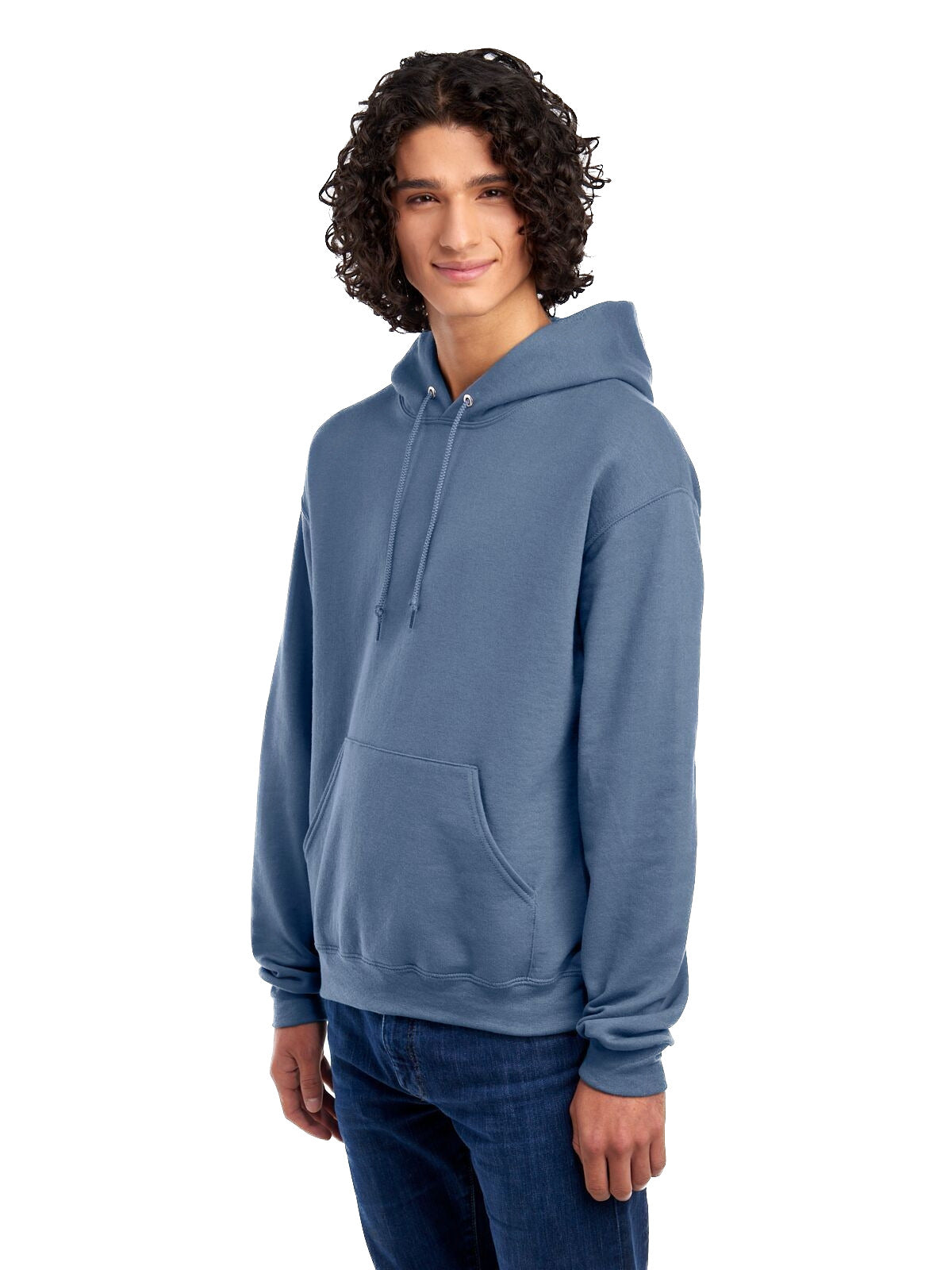 Unisex NuBlend® Fleece Pullover Hoodie - Denim