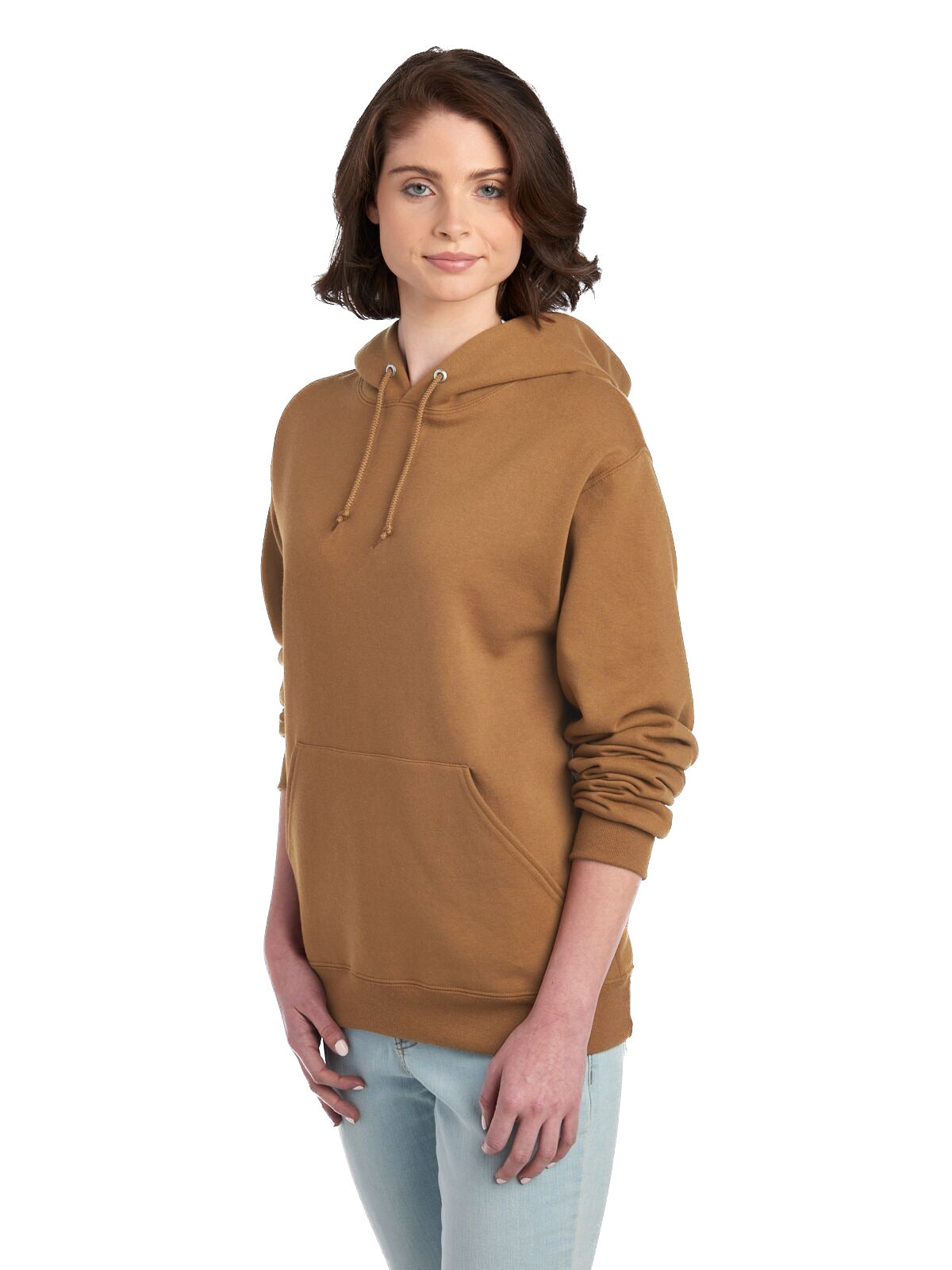 Unisex NuBlend® Fleece Pullover Hoodie - Golden Pecan