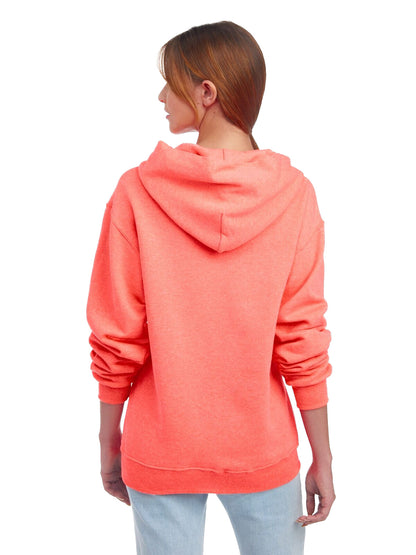 Unisex NuBlend® Fleece Pullover Hoodie - Retro Heather Coral