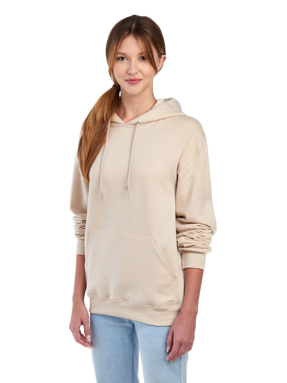 Unisex NuBlend® Fleece Pullover Hoodie - Sandstone