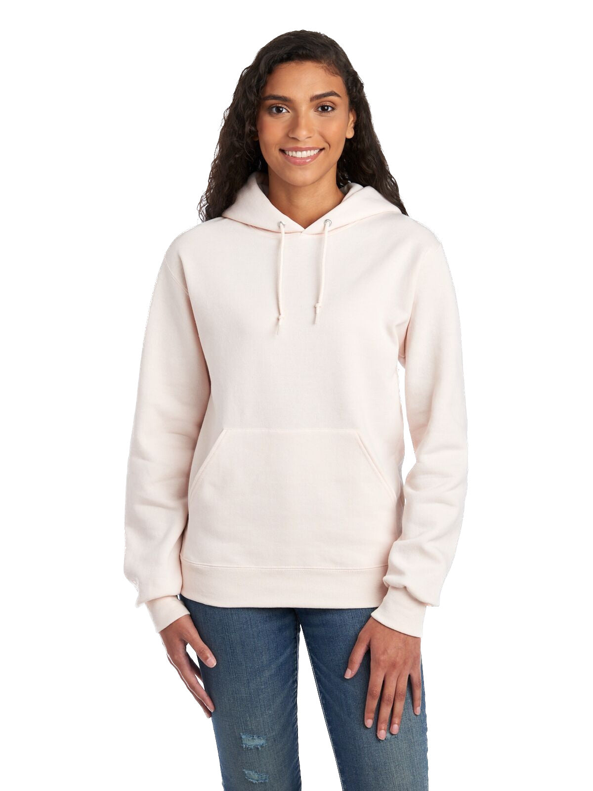Unisex NuBlend® Fleece Pullover Hoodie - Sweet Cream Heather