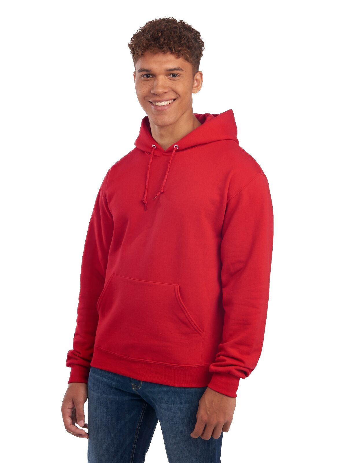 Unisex NuBlend® Fleece Pullover Hoodie - True Red