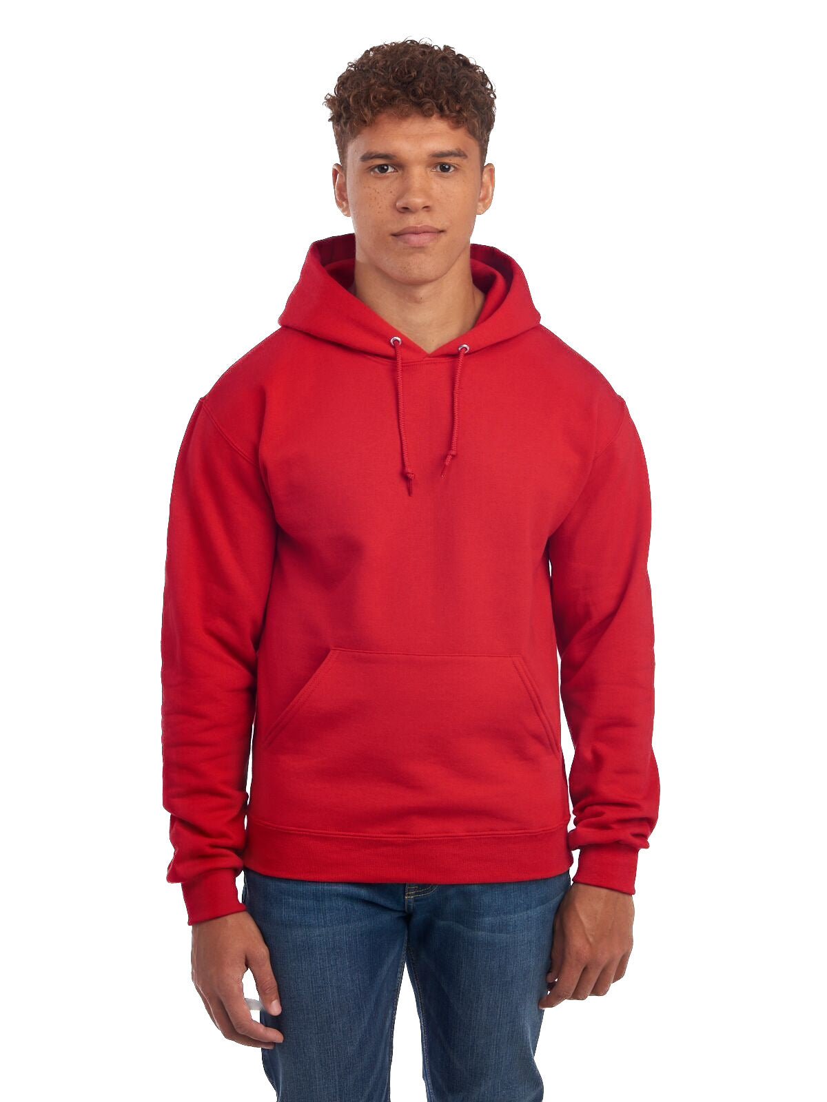 Unisex NuBlend® Fleece Pullover Hoodie - True Red