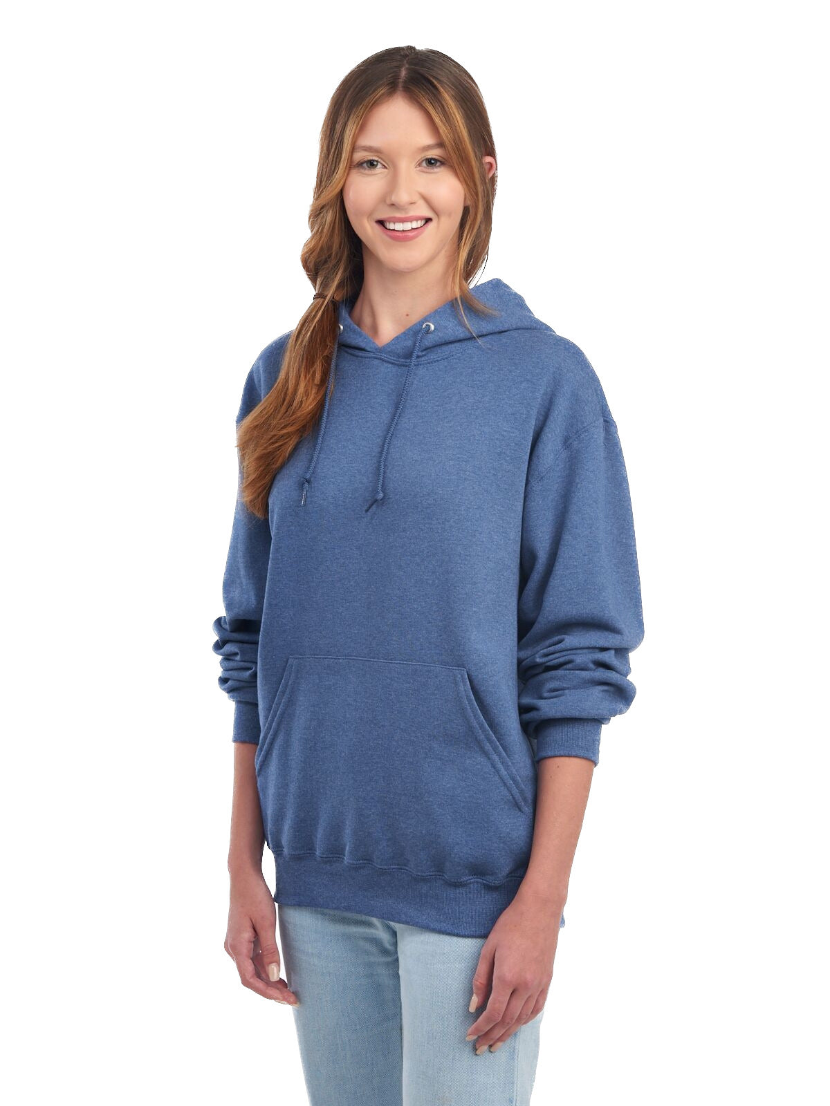 Unisex NuBlend® Fleece Pullover Hoodie - Vintage Heather Blue