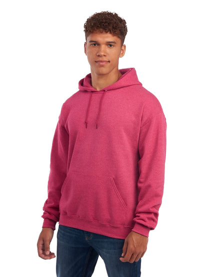 Unisex NuBlend® Fleece Pullover Hoodie - Vintage Heather Red