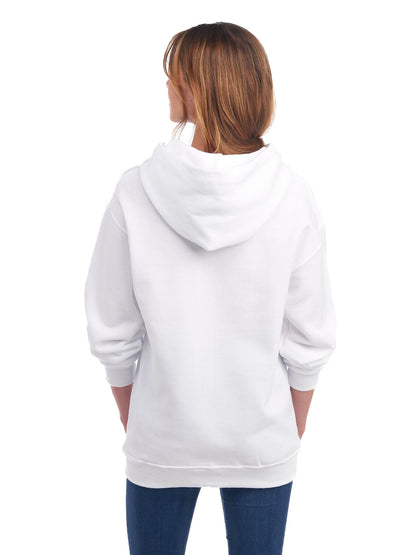 Unisex NuBlend® Fleece Pullover Hoodie - White