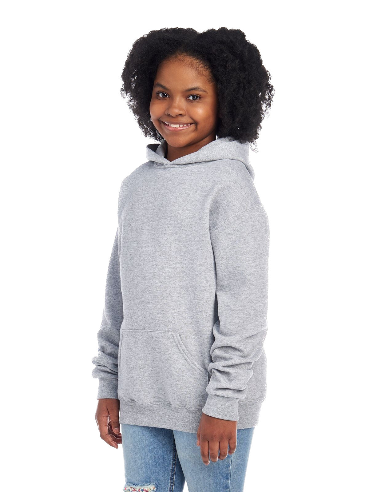 Youth NuBlend�� Fleece Pullover Hoodie - Athletic Heather