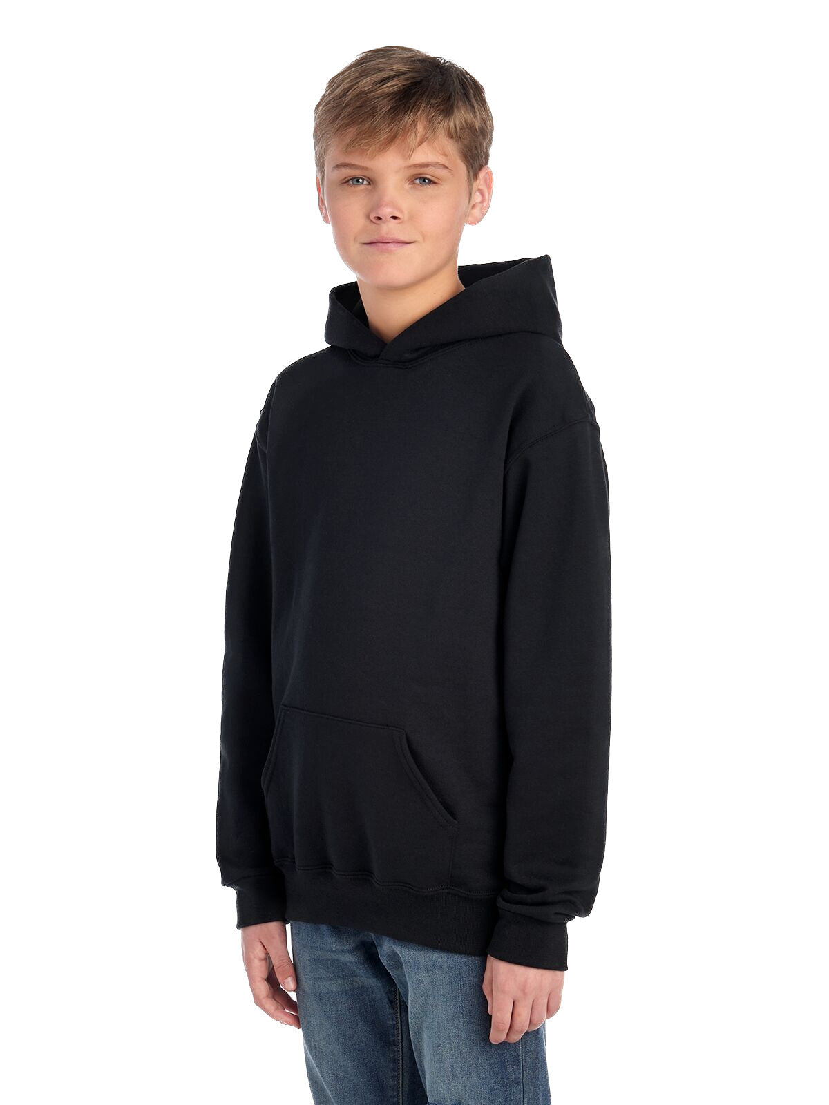 Youth NuBlend�� Fleece Pullover Hoodie - Black