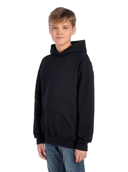 Youth NuBlend�� Fleece Pullover Hoodie - Black
