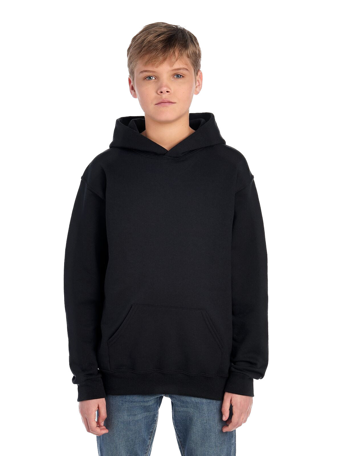 Youth NuBlend�� Fleece Pullover Hoodie - Black