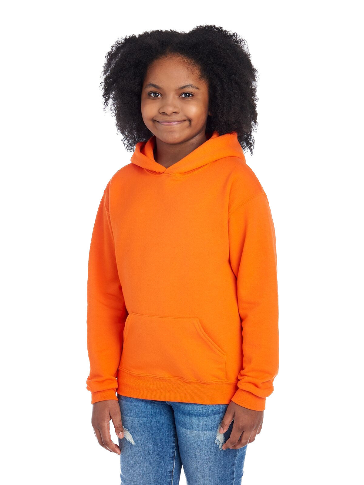 Youth NuBlend�� Fleece Pullover Hoodie - Burnt Orange