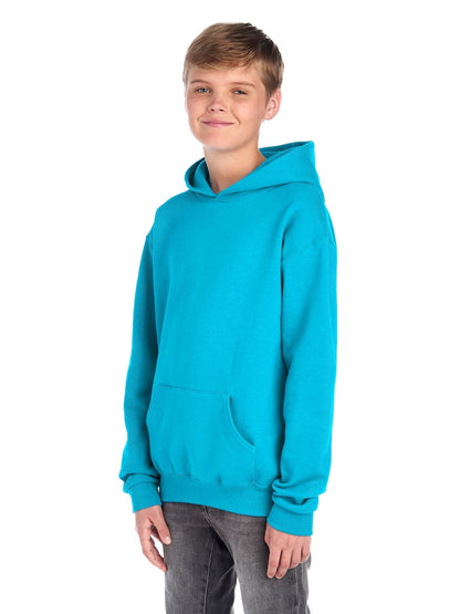 Youth NuBlend�� Fleece Pullover Hoodie - California Blue