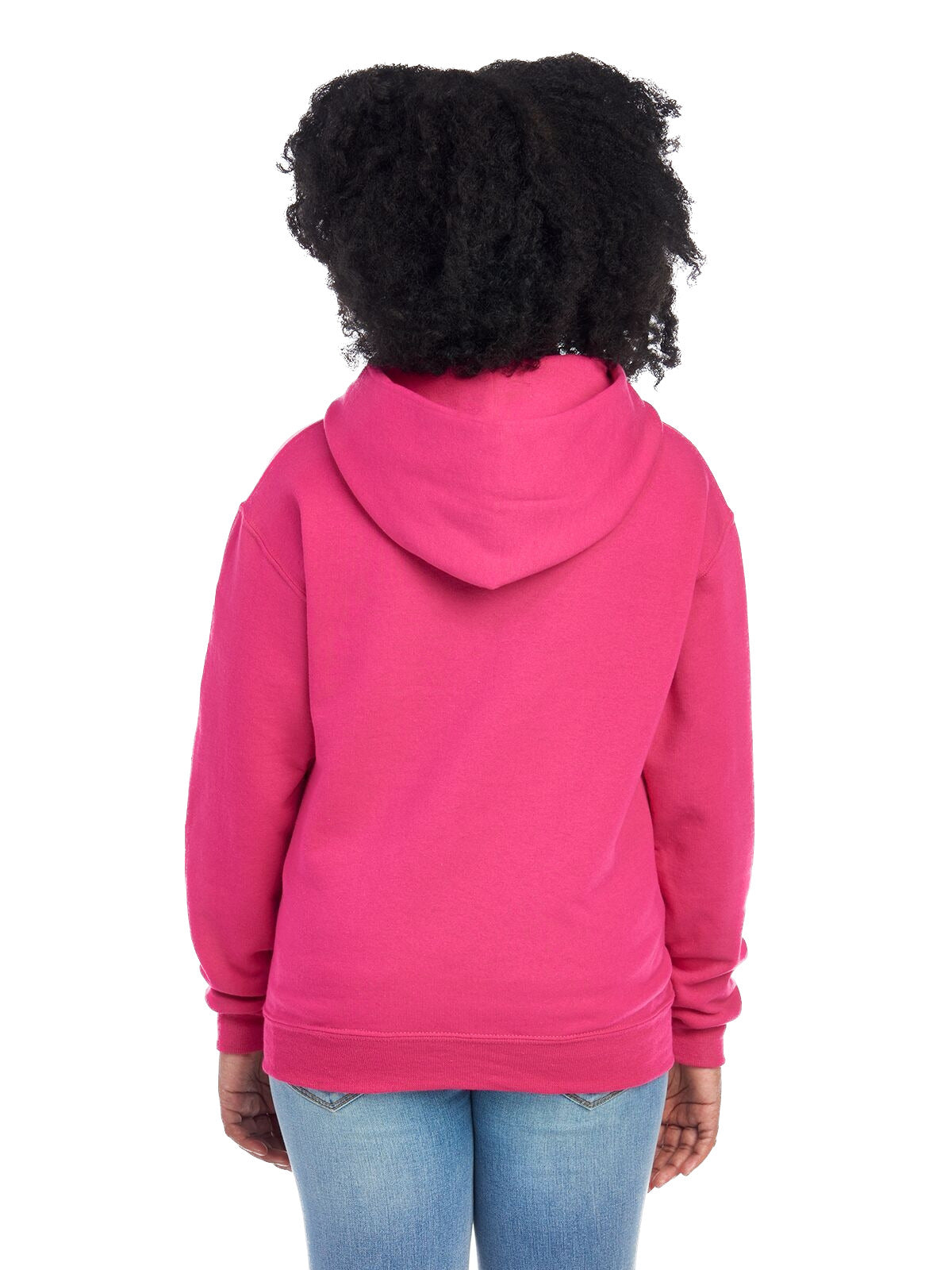Youth NuBlend�� Fleece Pullover Hoodie - Cyber Pink