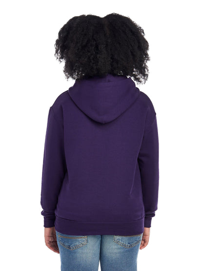 Youth NuBlend�� Fleece Pullover Hoodie - Deep Purple