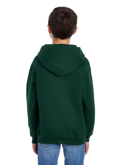 Youth NuBlend�� Fleece Pullover Hoodie - Forest Green
