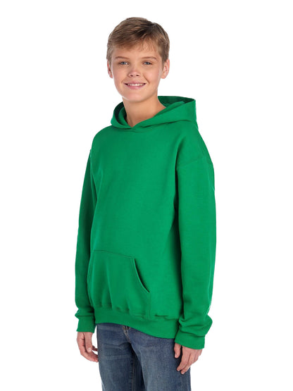 Youth NuBlend�� Fleece Pullover Hoodie - Kelly