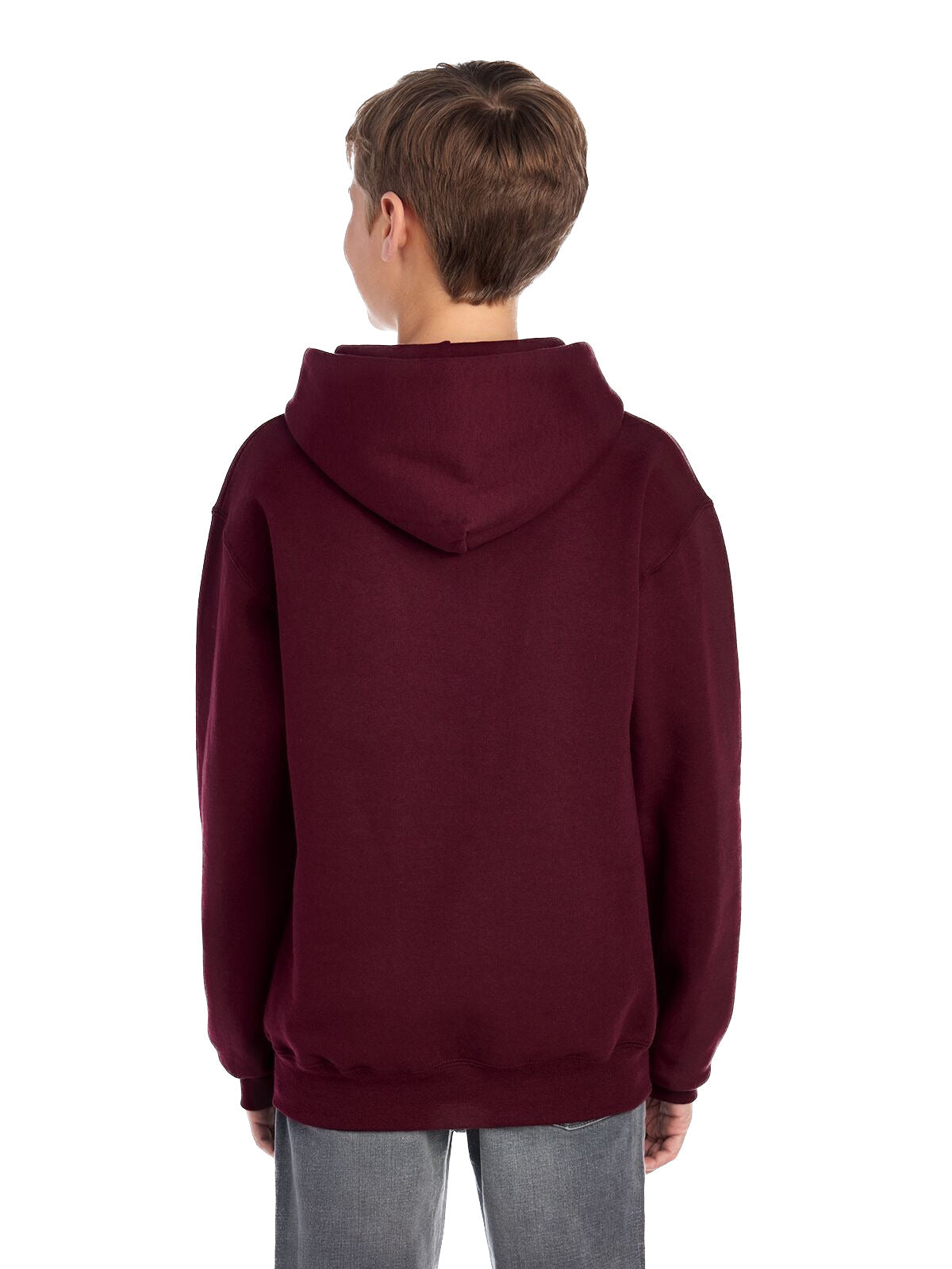 Youth NuBlend�� Fleece Pullover Hoodie - Maroon