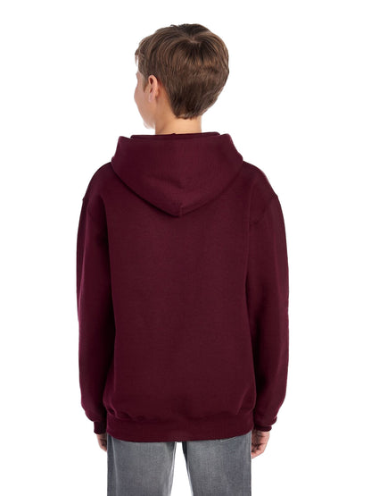 Youth NuBlend�� Fleece Pullover Hoodie - Maroon