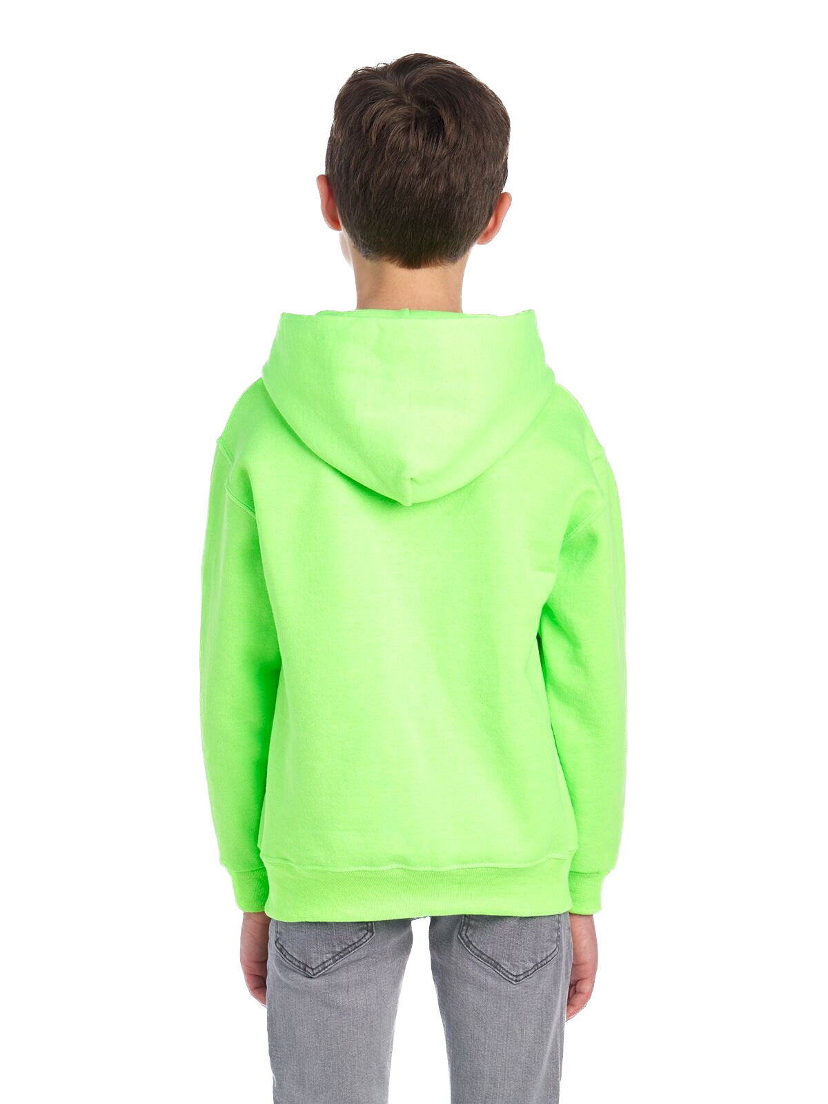 Youth NuBlend�� Fleece Pullover Hoodie - Neon Green