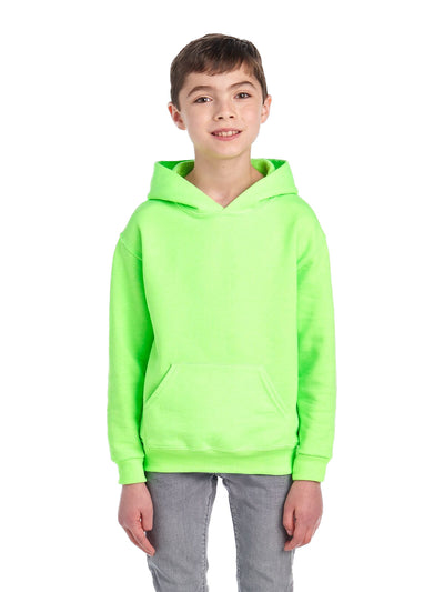 Youth NuBlend�� Fleece Pullover Hoodie - Neon Green