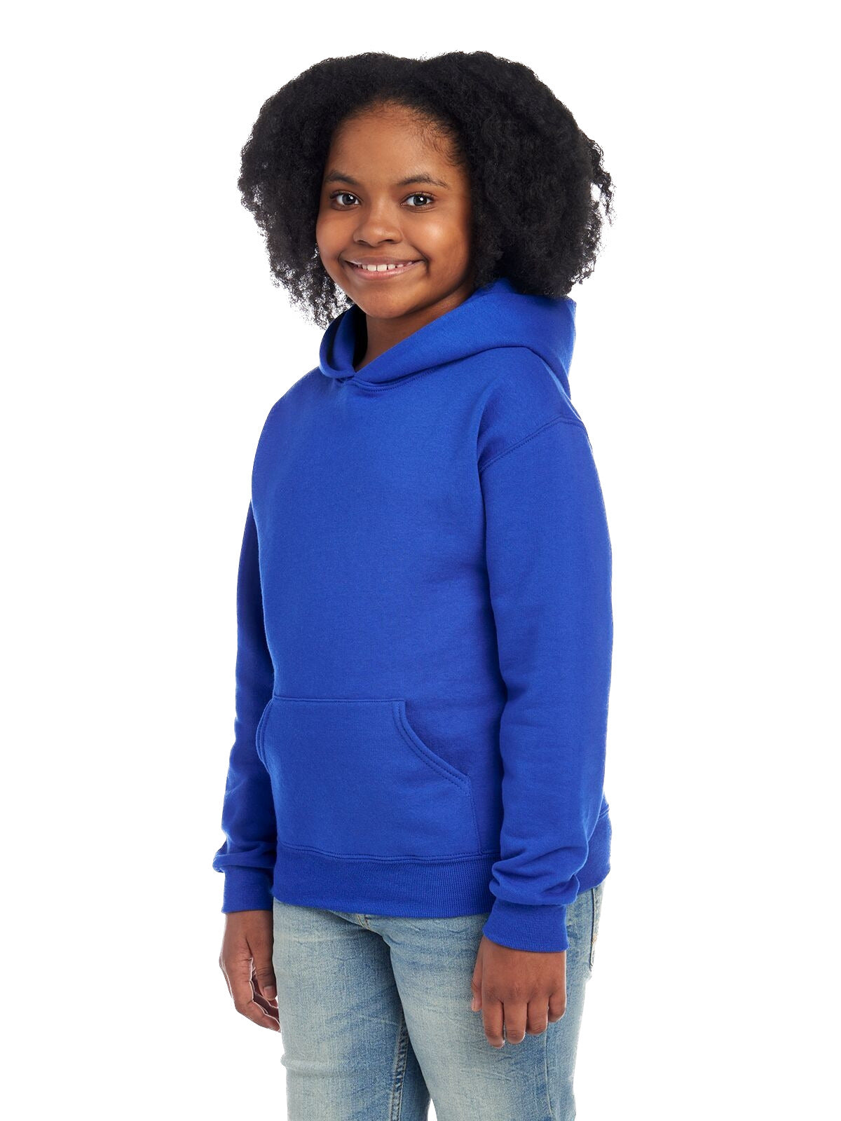 Youth NuBlend�� Fleece Pullover Hoodie - Royal