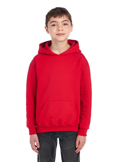 Youth NuBlend�� Fleece Pullover Hoodie - True Red