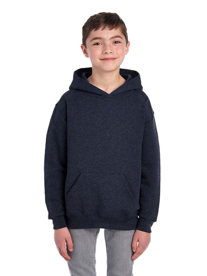 Youth NuBlend�� Fleece Pullover Hoodie - Vintage Heather Navy