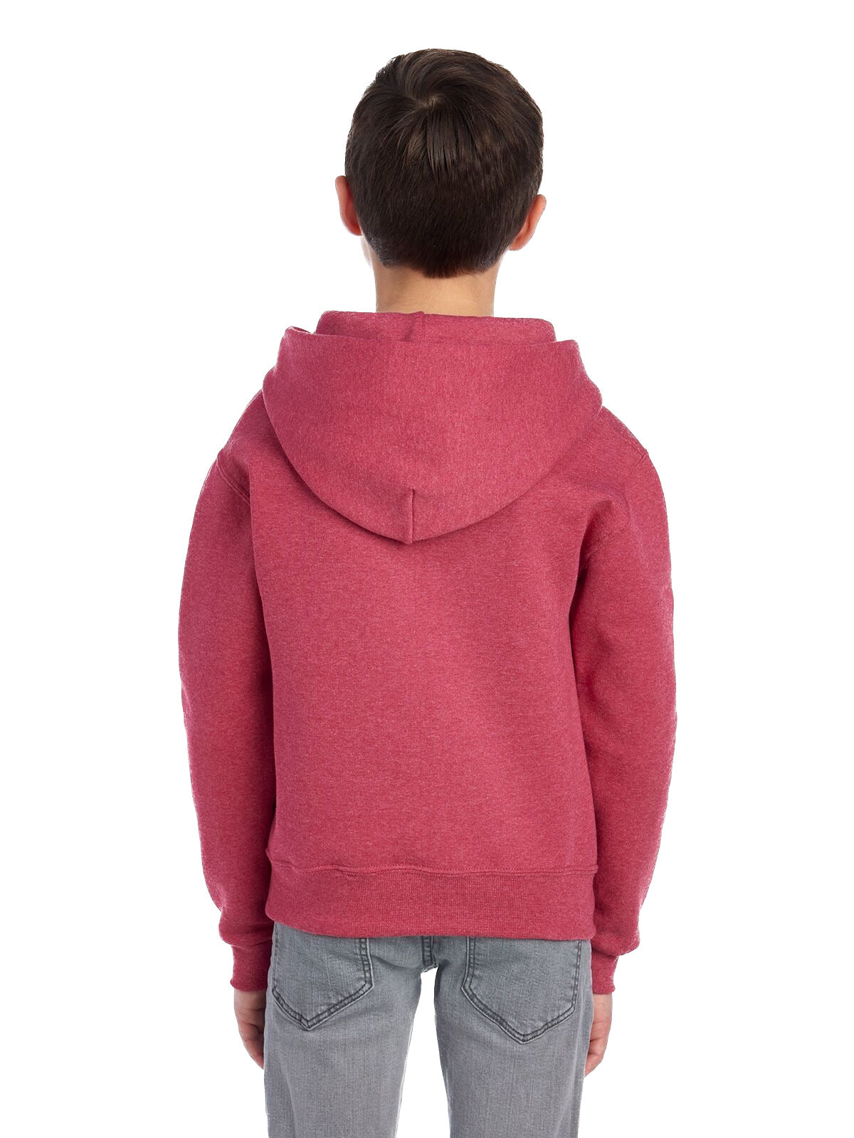 Youth NuBlend�� Fleece Pullover Hoodie - Vintage Heather Red
